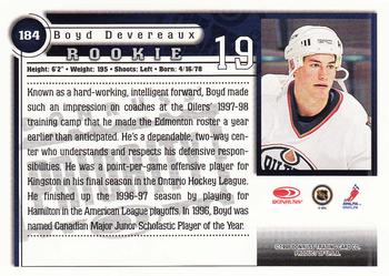 1997-98 Donruss Priority #184 Boyd Devereaux Back