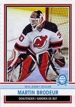 2009-10 O-Pee-Chee - Retro Box Bottoms #NNO Martin Brodeur Front