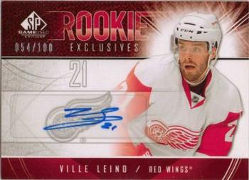2009-10 SP Game Used - Rookie Exclusives Autographs #RE-VL Ville Leino  Front