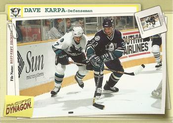 1997-98 Pacific Dynagon - Best-Kept Secrets #3 Dave Karpa Front