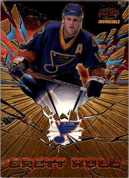 1997-98 Pacific Invincible - Feature Performers #31 Brett Hull Front