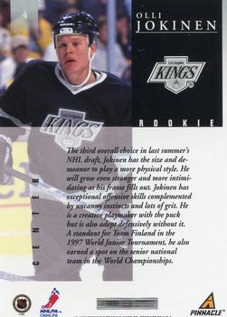 1997-98 Pinnacle #4 Olli Jokinen Back