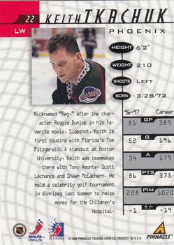 1997-98 Pinnacle Be a Player #22 Keith Tkachuk Back