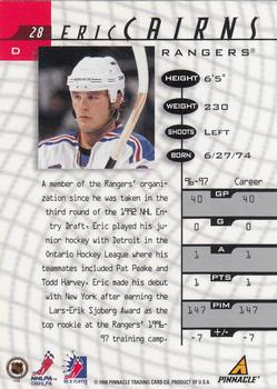 1997-98 Pinnacle Be a Player #28 Eric Cairns Back