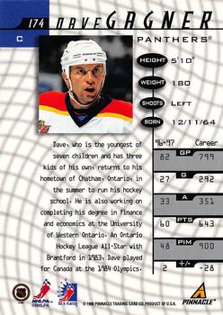 1997-98 Pinnacle Be a Player #174 Dave Gagner Back