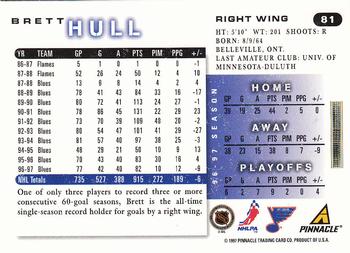 1997-98 Score #81 Brett Hull Back
