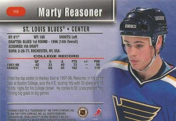 1998-99 Bowman's Best #113 Marty Reasoner Back