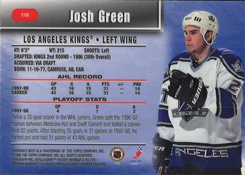 1998-99 Bowman's Best #119 Josh Green Back