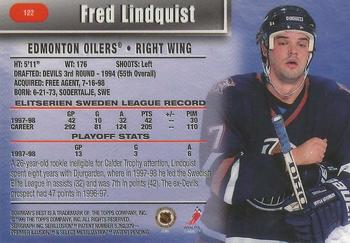 1998-99 Bowman's Best #122 Fred Lindquist Back