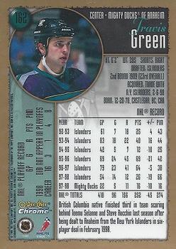 1998-99 O-Pee-Chee Chrome #162 Travis Green Back