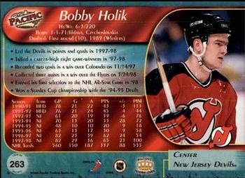 1998-99 Pacific #263 Bobby Holik Back