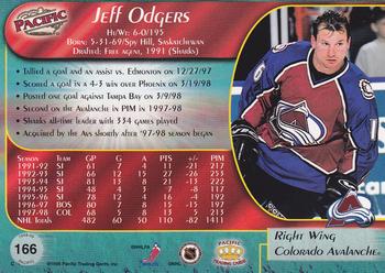 1998-99 Pacific #166 Jeff Odgers Back