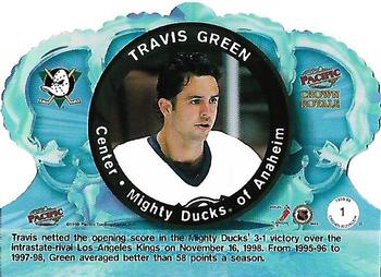 1998-99 Pacific Crown Royale #1 Travis Green Back