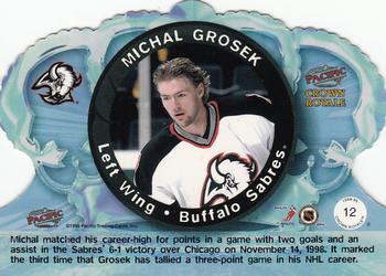 1998-99 Pacific Crown Royale #12 Michal Grosek Back