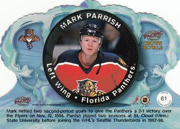1998-99 Pacific Crown Royale #61 Mark Parrish Back