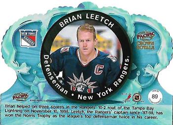 1998-99 Pacific Crown Royale #89 Brian Leetch Back