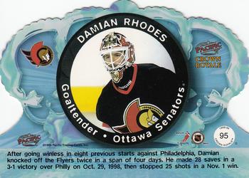 1998-99 Pacific Crown Royale #95 Damian Rhodes Back