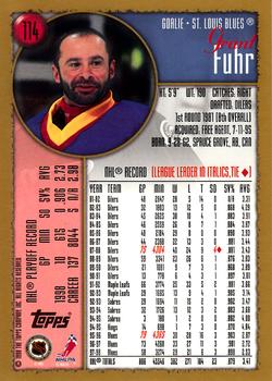 1998-99 Topps #114 Grant Fuhr Back
