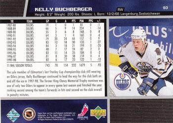 1998-99 Upper Deck #93 Kelly Buchberger Back