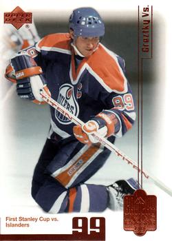 1999 Upper Deck Wayne Gretzky Living Legend #46 Wayne Gretzky (vs NY Islanders) Front