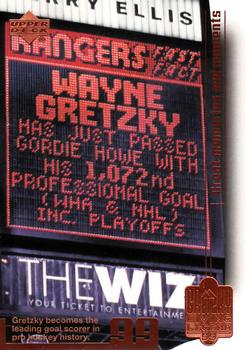 1999 Upper Deck Wayne Gretzky Living Legend #95 Wayne Gretzky (Goal 1,072) Front