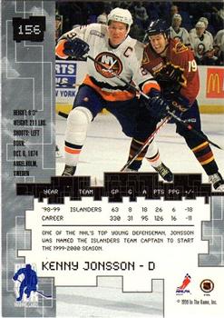 1999-00 Be a Player Millennium Signature Series #156 Kenny Jonsson Back