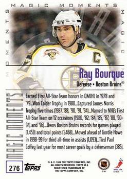 1999-00 Topps #276 Ray Bourque Back
