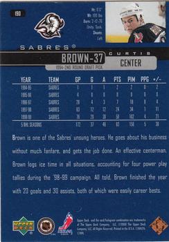 1999-00 Upper Deck #190 Curtis Brown Back