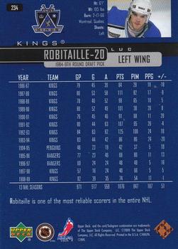 1999-00 Upper Deck #234 Luc Robitaille Back