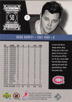 1999-00 Upper Deck Century Legends #7 Doug Harvey Back