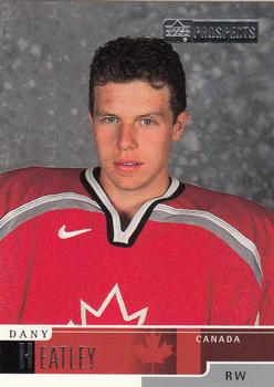 1999-00 Upper Deck Prospects #71 Dany Heatley Front