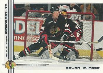 2000-01 Be a Player Memorabilia #14 Bryan McCabe Front