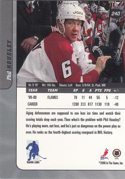 2000-01 Be a Player Signature Series #240 Phil Housley Back
