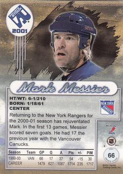 2000-01 Pacific Private Stock #66 Mark Messier Back