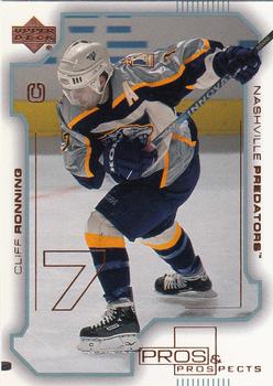 2000-01 Upper Deck Pros & Prospects #49 Cliff Ronning Front