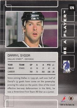2001-02 Be a Player Memorabilia #176 Darryl Sydor Back