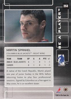 2001-02 Be a Player Memorabilia #253 Martin Spanhel Back