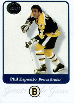 2001-02 Fleer Greats of the Game #5 Phil Esposito Front