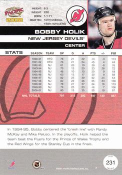 2001-02 Pacific #231 Bobby Holik Back