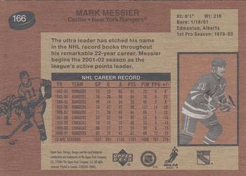 2001-02 Upper Deck Vintage #166 Mark Messier Back