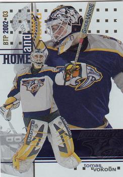 2002-03 Be a Player Between the Pipes #137 Tomas Vokoun Front
