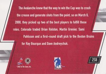 2002-03 Be a Player Memorabilia #258 Dave Andreychuk / Brian Rolston Back