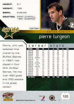 2002-03 Pacific #120 Pierre Turgeon Back