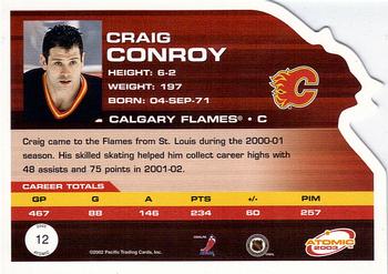 2002-03 Pacific Atomic #12 Craig Conroy Back