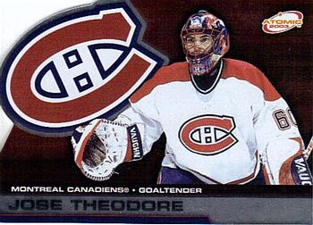 2002-03 Pacific Atomic #57 Jose Theodore Front