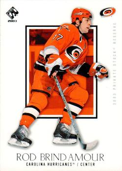 2002-03 Pacific Private Stock Reserve #15 Rod Brind'Amour Front