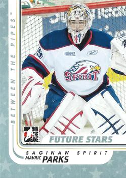 2010-11 In The Game Between The Pipes #29 Mavric Parks Front