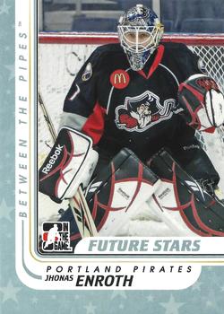 2010-11 In The Game Between The Pipes #67 Jhonas Enroth Front