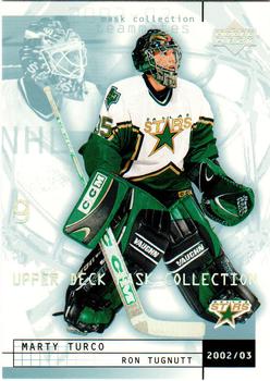 2002-03 Upper Deck Mask Collection #26 Marty Turco / Ron Tugnutt Front