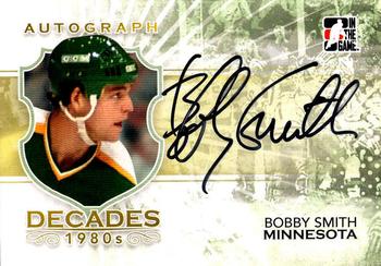 2010-11 In The Game Decades 1980s #A-BOS Bobby Smith Front